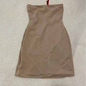 Spanx strapless shapewear “Just Have “mini dress